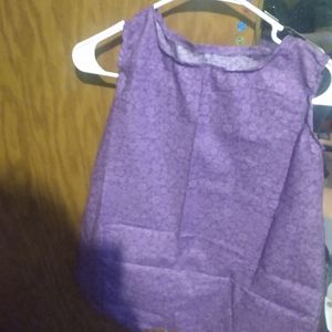 Hand crafted purple girl's dress size 6t